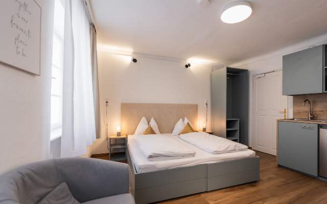 Gemütliche Apartments für 1 bis 4 Personen, Dusche/WC und Kitchenette