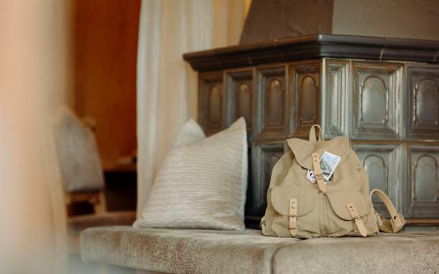 Gemütliche Kaminecke - ideal zum Entspannen nach einem Wandertag am Hochkönig