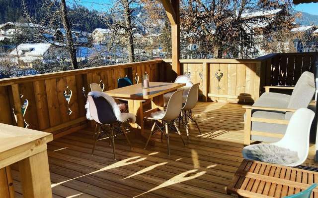 Panoramic terrace for hours of sunshine on holiday