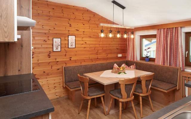 Kitchen-living room with large dining table